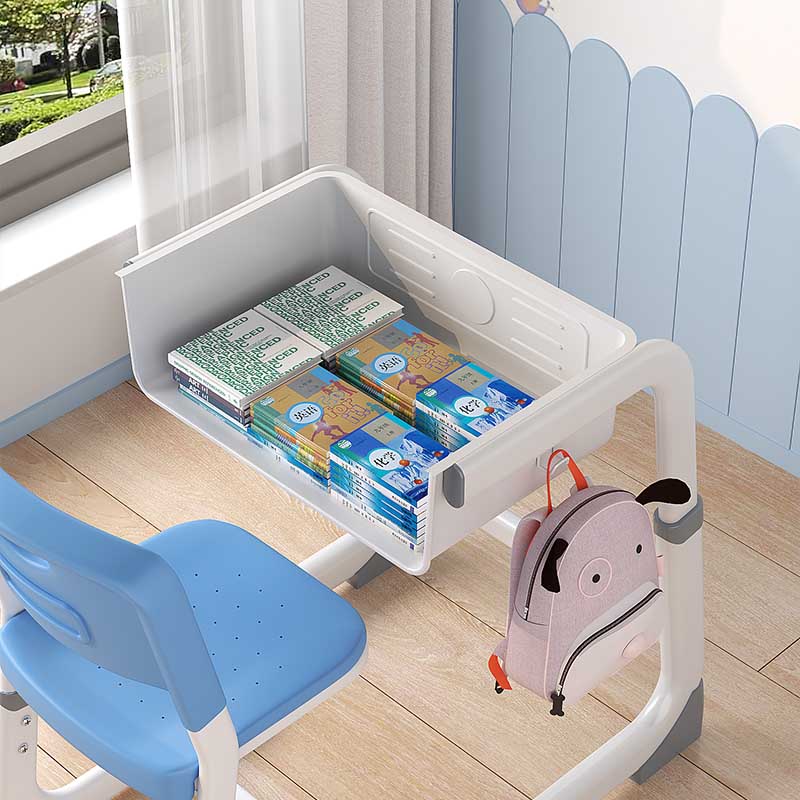 Installation-free children's desk study desk and chair set all-in-one household liftable writing desk for primary and secondary school students