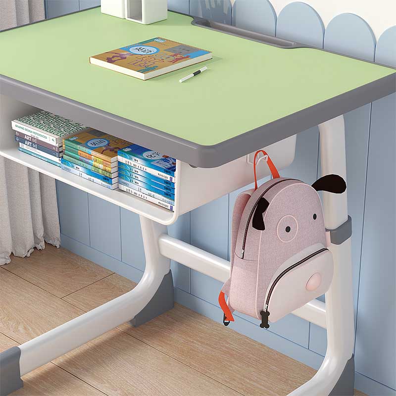 Installation-free children's desk study desk and chair set all-in-one household liftable writing desk for primary and secondary school students