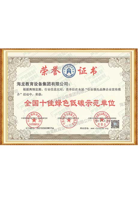 Certificate of honor