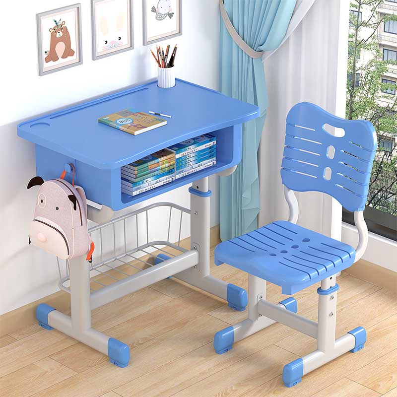 Student desks and chairs children's study table simple writing table school training class junior high school student desk set