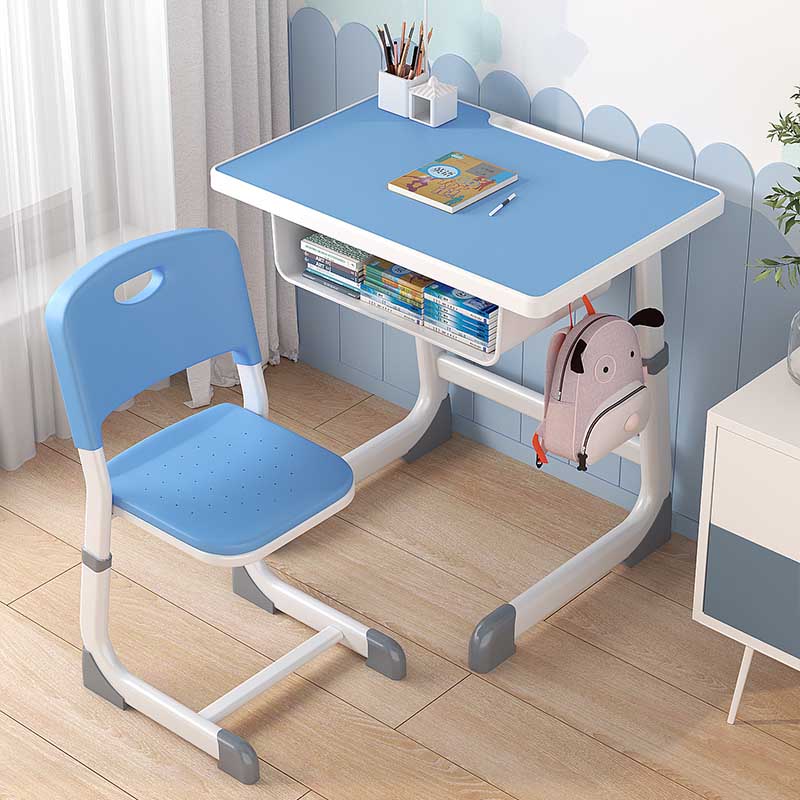 Installation-free children's desk study desk and chair set all-in-one household liftable writing desk for primary and secondary school students